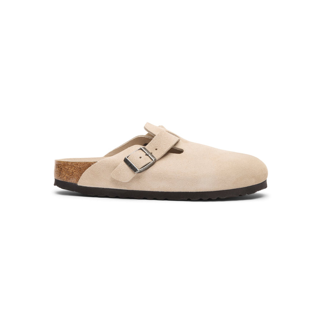 Birkenstock Boston SFB (Suede Oyster Tonal)