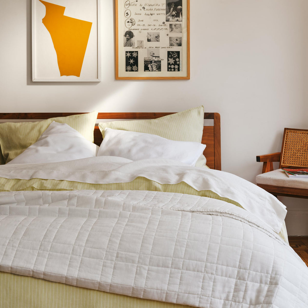 Washed European Linen Quilt