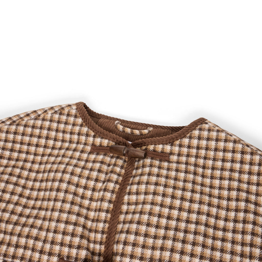 House of Sunny Retro Blanket Jacket (Blonde Multi)